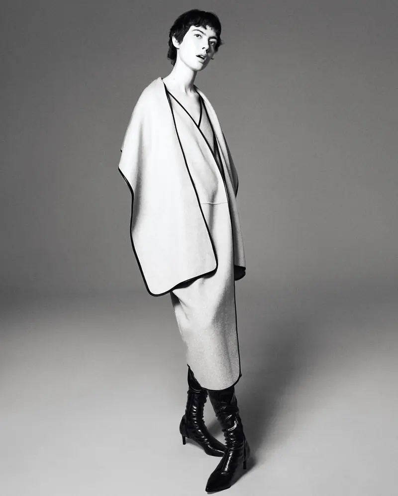 Aoife Simone — Ivory cape, photographed by Christopher Morel