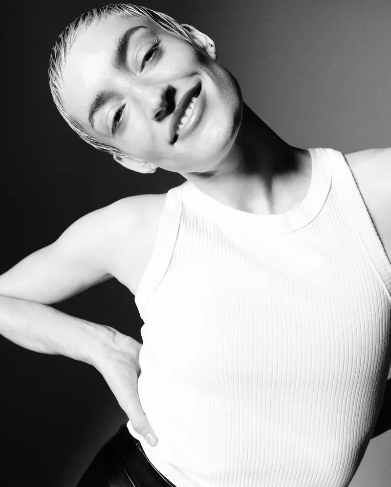 Rae Godin — Laughing, photographed by Christopher Morel
